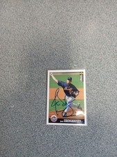 Jason Isringhausen Signed In Person 1997 Upper Deck Collector's Choice A20