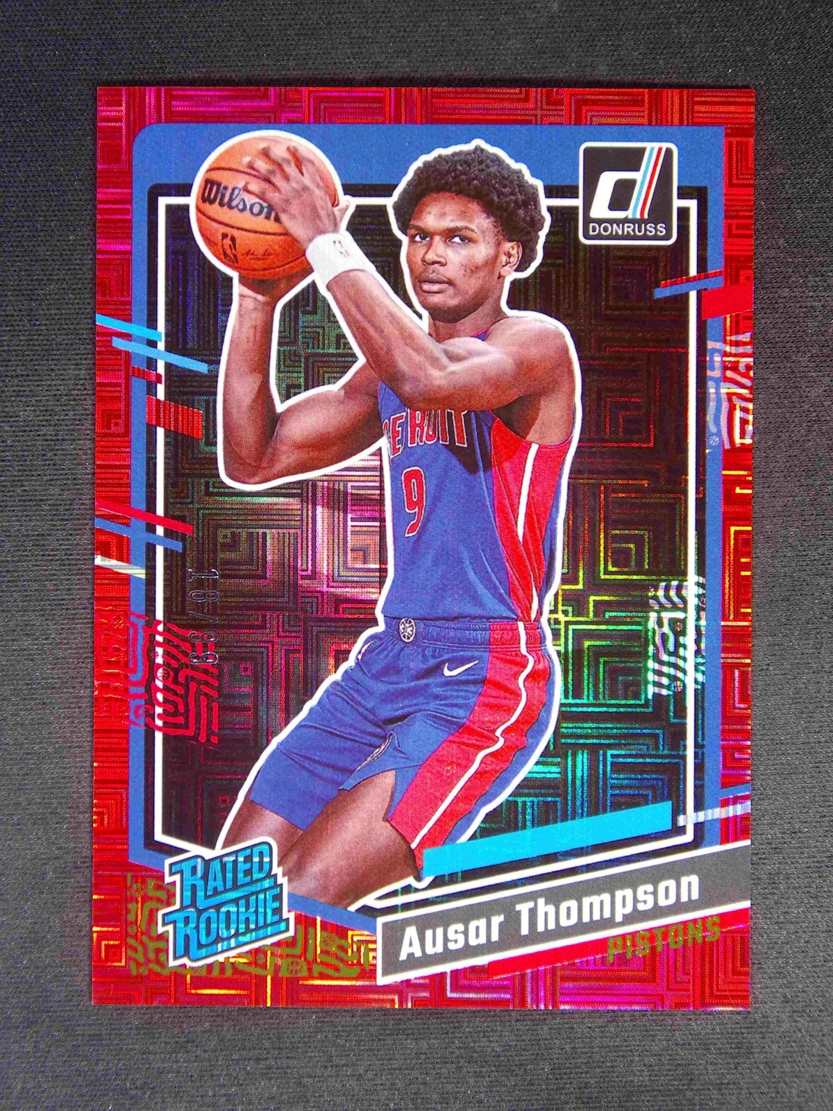 2023-24 Panini Donruss Ausar Thompson #228 RC Rated Rookie Red Choice /99