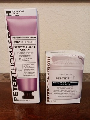 Peter Thomas Roth Peptide 21 Amino Acid Exfoliating Peel Pads/Stretch Mark Cream
