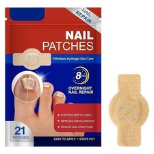 "21x Anti Fungal Nail Care Patches - Overnight Renewal for Thick Yellow Nails"