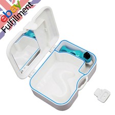 False Teeth Storage Case Container Denture Box with Mirror Clean Brush Appliance