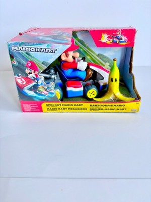 Mario Spin Out Mario Kart Cart Super Mario Racer Vehicle - New 2021 - See Photos