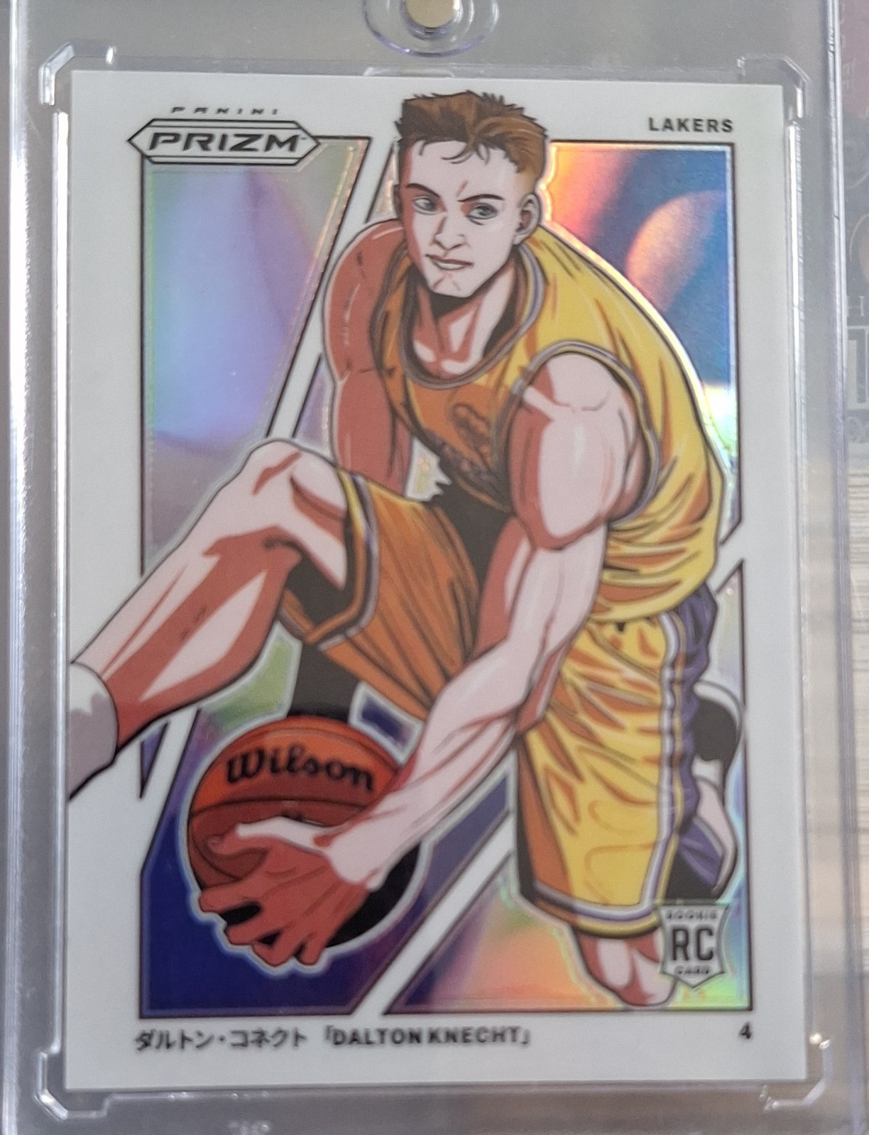2024-25 Panini Prizm Dalton Knecht MANGA ROOKIE RC #17 Lakers CASE HIT SSP Rare