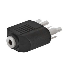 2 RCA Male Plugs to 3.5mm Stereo Female Jack Y Splitter Audio Cable Adapter