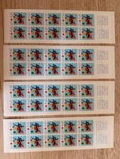 LotX4 FRANCE Bloc Carnet CROIX ROUGE 2000 Fêtes de Fin d'Année!NEUF Timbre Poste