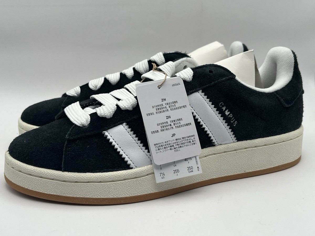 Men's Adidas Campus 00s Black White Gum 2023 (HQ8708) Men's Size