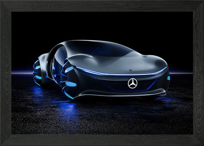 Mercedes Vision AVTR Gerahmtes Wandbild Poster Leinwanddruck Bild