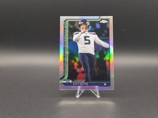 2025 Topps Chrome Jason Myers Silver Refractor #280 Seattle Seahawks