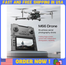 New M66 Drone with 4K Dual Camera Professional Video Drone Quadcopter 360 I