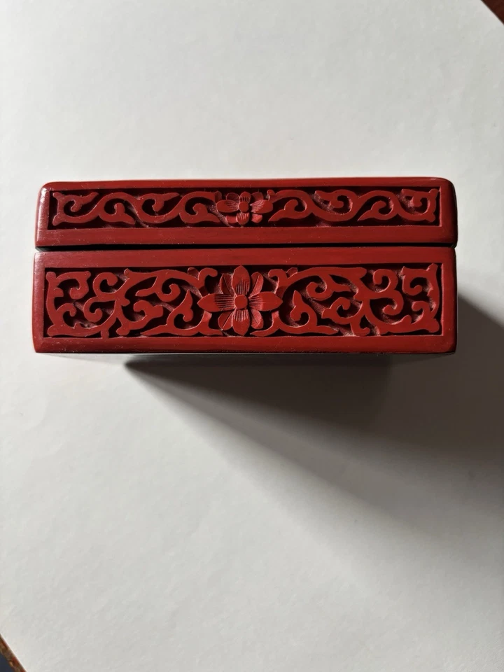 BOITE LAQUE DE CHINE ANCIENNE - Photo 2/4