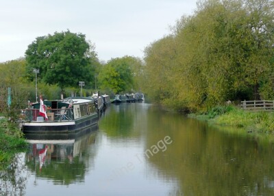 Photo 6x4 Canal moorings at Shardlow, Derbyshire This is Willowbrook Moor c2009
