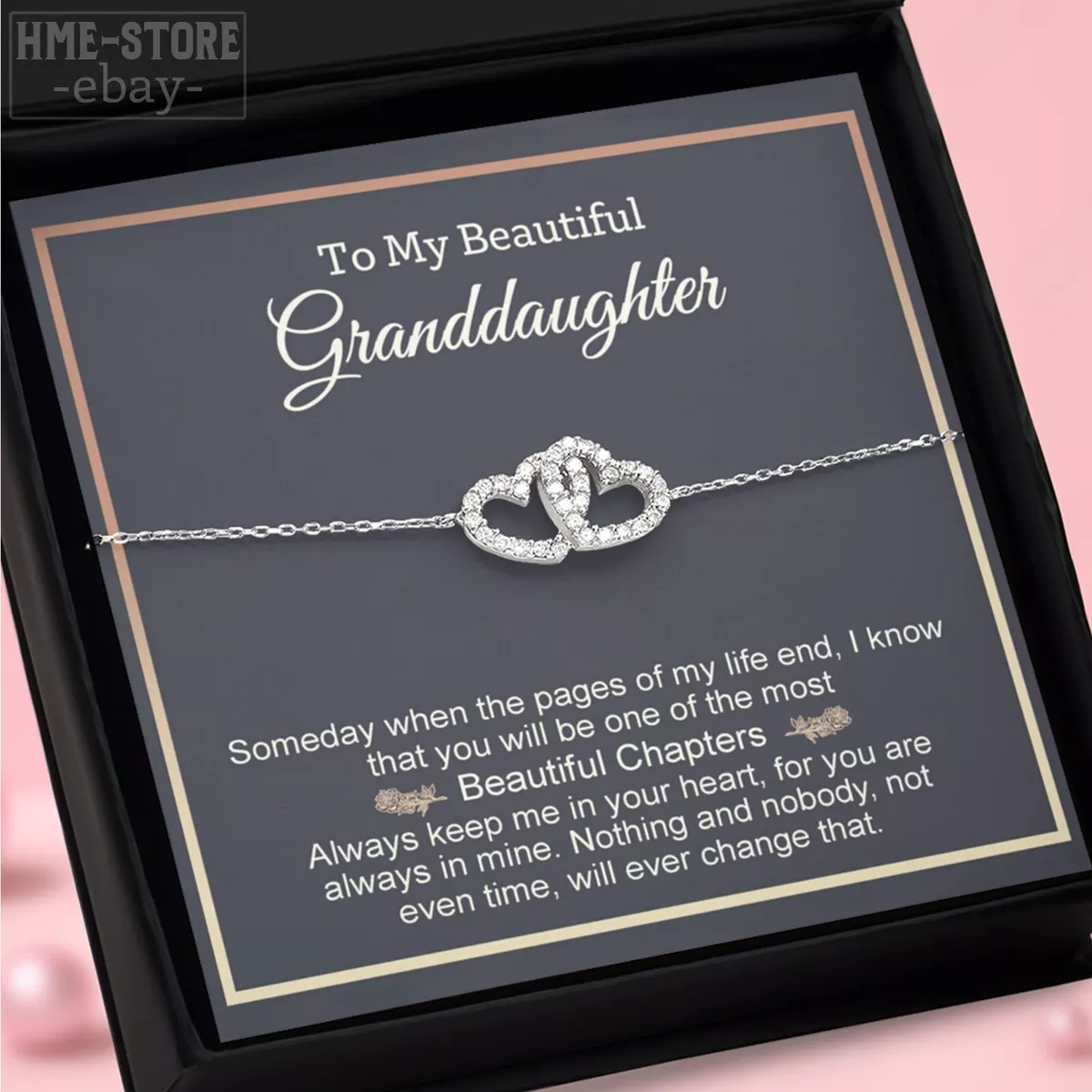 Sterling silver granddaughter sale bracelet