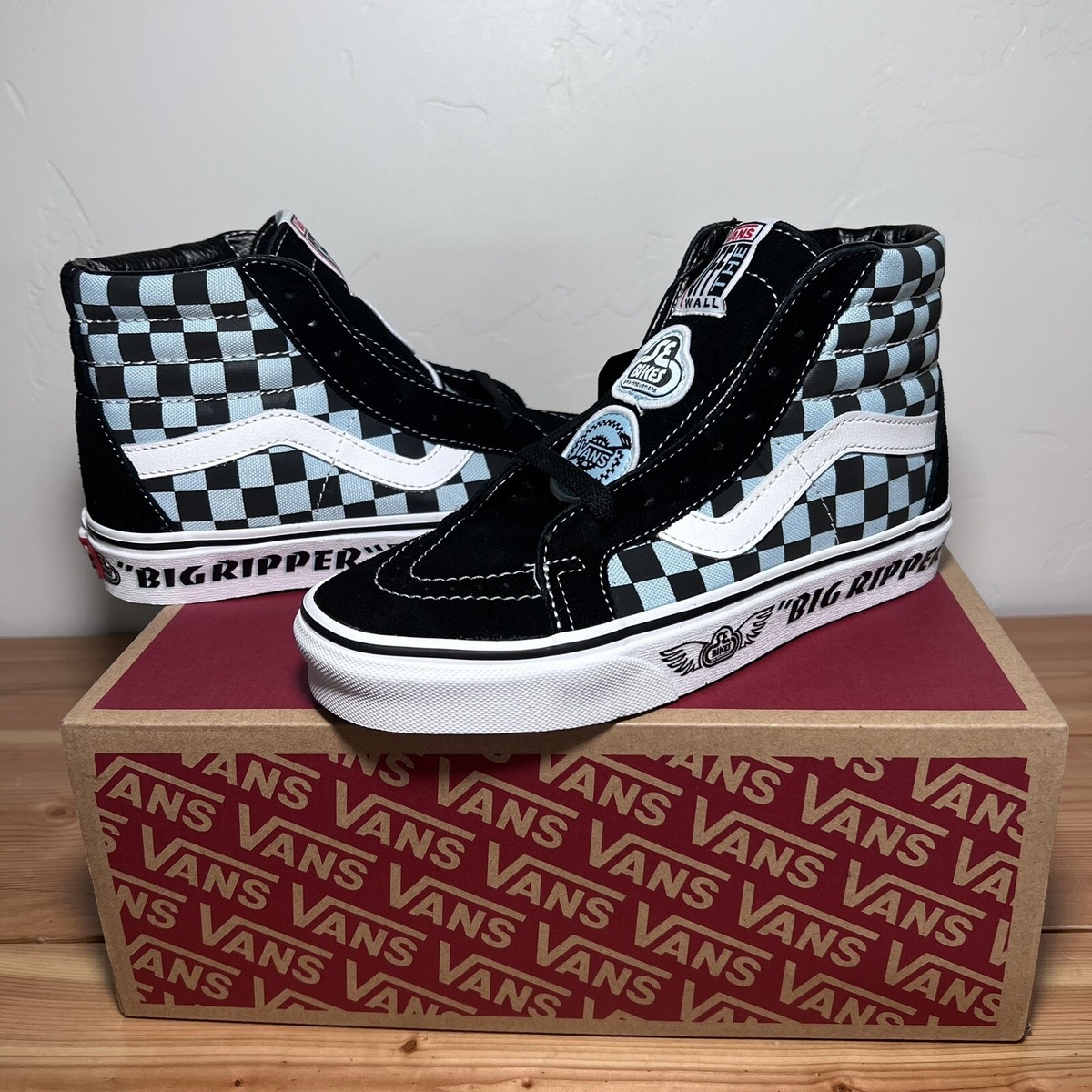 VANS Sk8-Hi Reissue x SE Bikes Big Ripper Womens Checkerboard