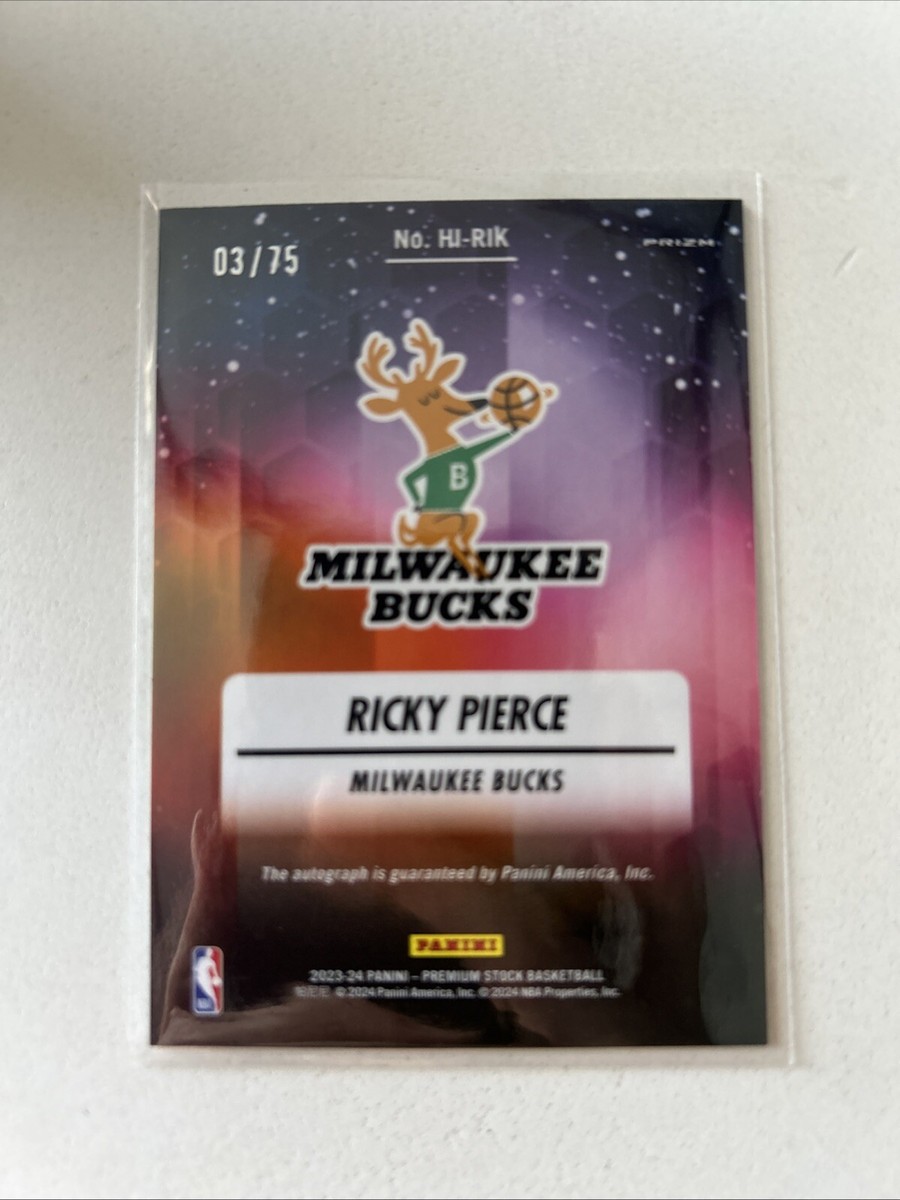 2023-24 NBA Panini Premium Stock Ricky Pierce Hoops Ink AUTO
