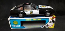1980 - SHOP OLD STOCK - FRICTION POWERED SHERIFF STATE POLICE TIN TOY CAR