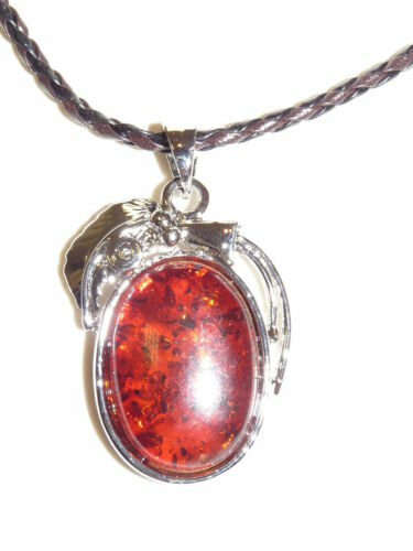 Collier Ambre Baltique Brut Naturel 76,2 Cm - Neuf Sans Emballage