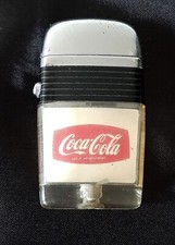 Briquet à essence néerlandais COCA COLA & FANTA SCRIPTO VU ANNÉES 60 EMPLOYÉ UNIQUEMENT