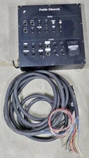 Custom Made Video/ Audio Connection Panel Description with Snake Cable Tested