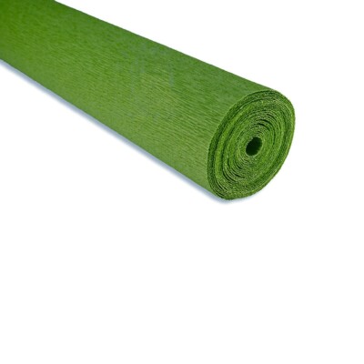 Krepppapier Rolle 90g (50 x 150cm) Serpentin grün (Farbton 365)
