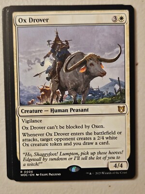MTG l Ox Drover (x4 Playset) | Rare | (NM) WOC #6 | eBay
