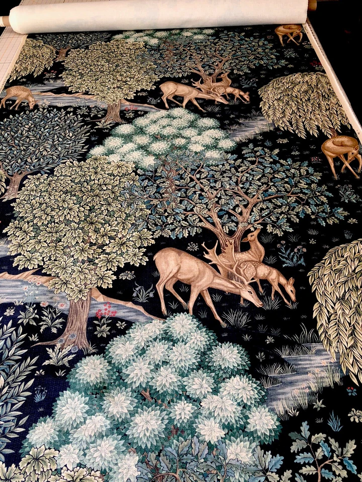 The Brooks. Morris Tapestry Fabric By The Yard. - Image 2 of 3