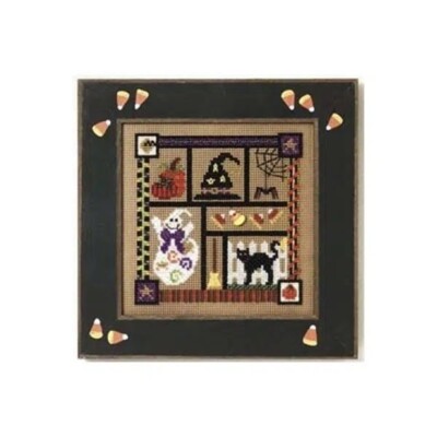 MILL HILL Buttons Beads Kit Counted Cross Stitch Spooky Collage MHCB235
