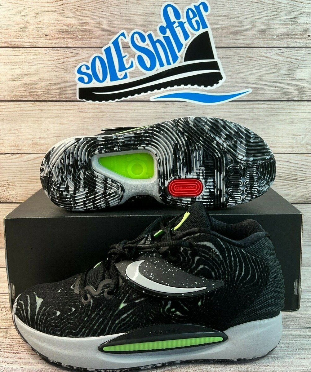 Nike KD14 Mid Mens Basketball Shoes Black Lime Glow CW3935-005 Sz 8 NIKE KD14 **ZOOM** BLACK LIME GLOW CW3935-005 SIZE 8 NEW IN  main image 4