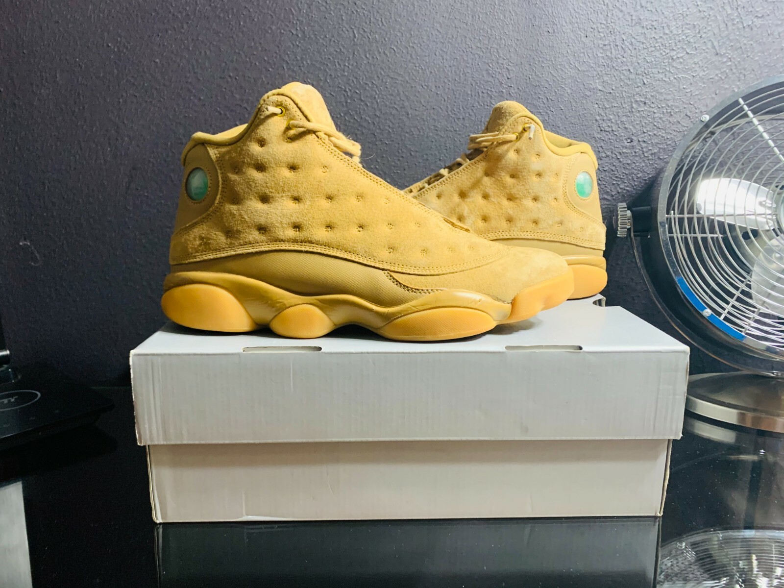 jordan retro 13 wheat men's shoe