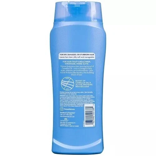 4 Pack Finesse Restore+Strengthen Moisturizing Shampoo 13 Oz (384 ml) Fast Ship - Image 3 of 4