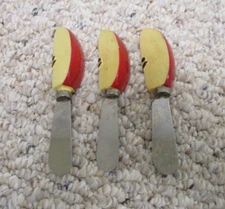 Vintage 5 Apple Butter Knives Jelly Spreader Grapefruit Fork