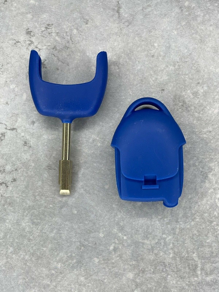 Custodia Portachiavi Ford Di Ricambio Con 3 Tasti (Blu) - Per Ford Transit Connect MK7 E Transit MK6 MK7 - Cover In Plastica