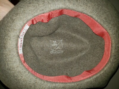 Vintage George W Bollman Olive Wool Felt Ladies Fedora Hat  display picture 2