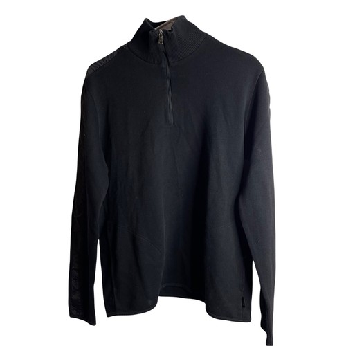 Boss Hugo Boss Mens L Sweater Black 1/4 