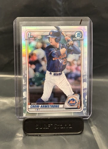 2020 Bowman Draft Chrome Pete Crow-Armstrong Rookie 1st Bowman Refractor BD-72