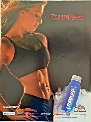 REDLINE Energy Rush Rapid Fat Loss & Energy Technology 2006 Print Ad