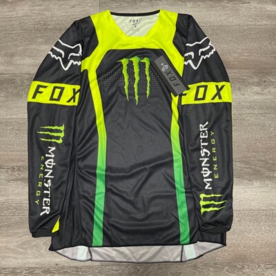 New FOX MONSTER ENERGY Motocross Jersey, Size L | eBay