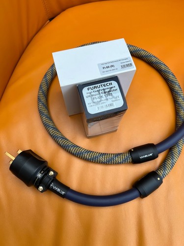 Furutech 1.3 metre (5 Ft.) FP-3TS762 Fi-50 (R) + UK 3 Pin Fi-1363 or E38 (R) Sc - Zdjęcie 11 z 14