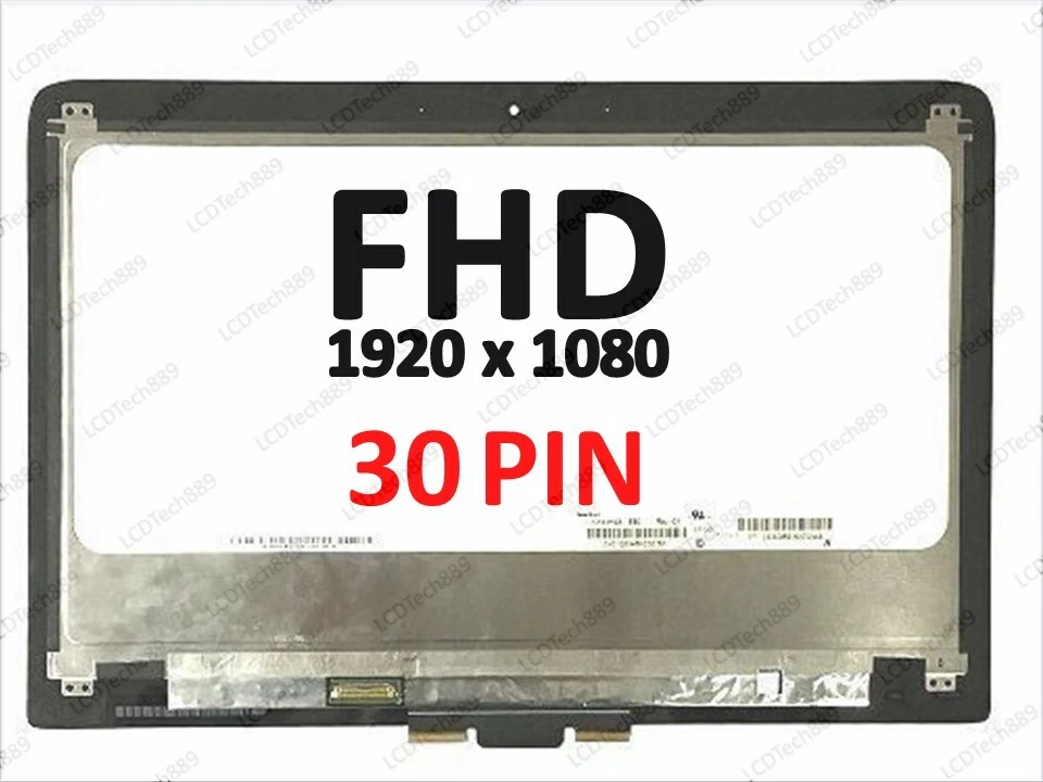 13.3'' LCD LED Touch Screen w Digitizer For HP Spectre 13-4103dx X360 1080P FHD - Image 2 of 4