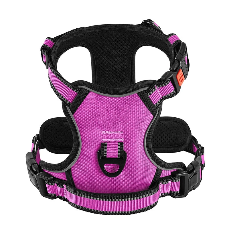 Dog Harness No-Pull Pet Harness Adjustable Outdoor Pet Vest reflection
