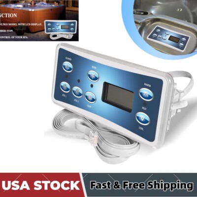 Replace for Balboa 53189-01 Spa Side Control Standard Series Panel with 7-Button