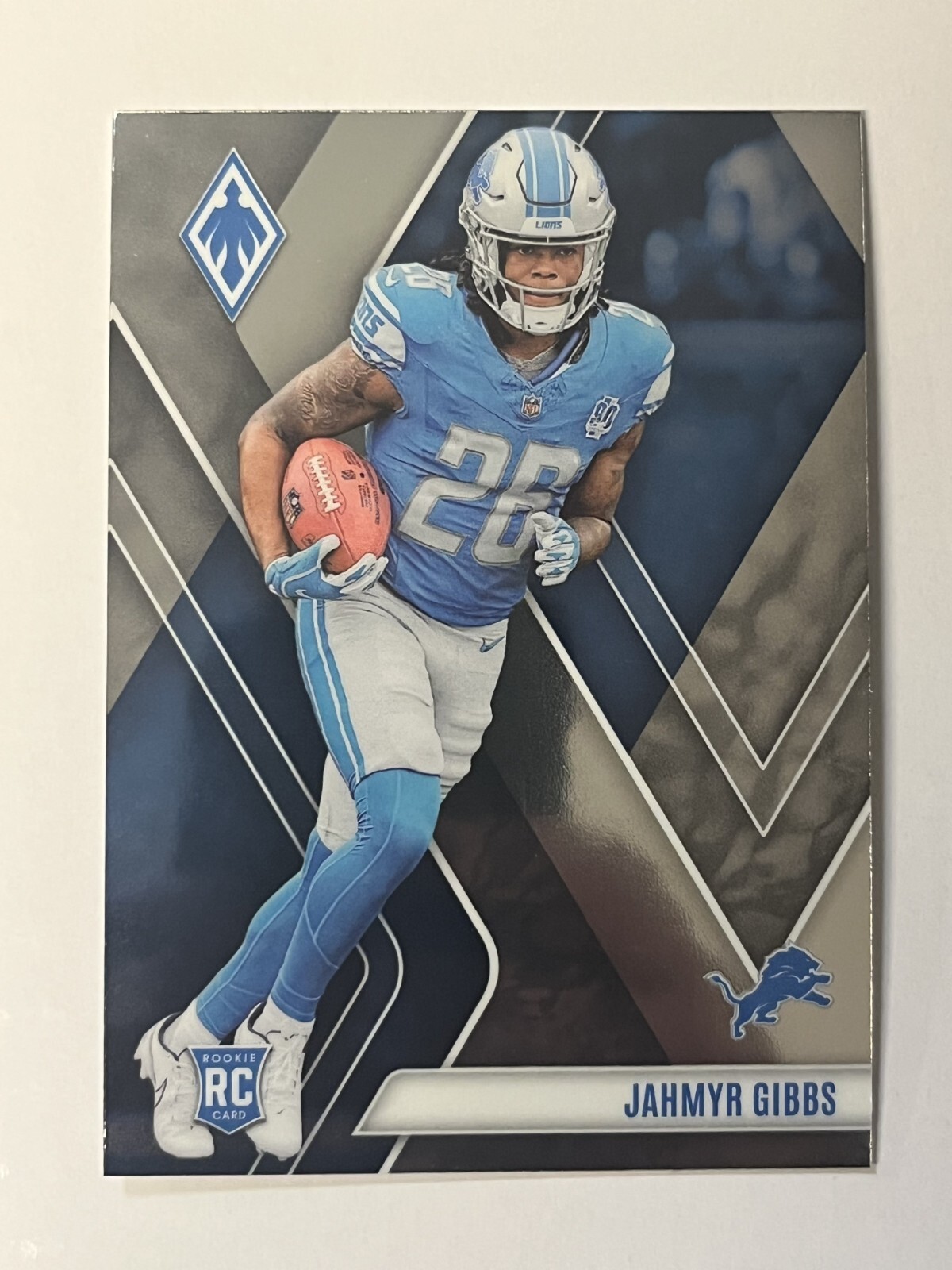 Jahmyr Gibbs 2023 Panini Phoenix Football Base Rookie Card RC #105 Lions