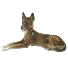 Schöner Porzellan Rauchverzehrer SCHÄFERHUND  Vintage Smoke Consumer Mid-Century