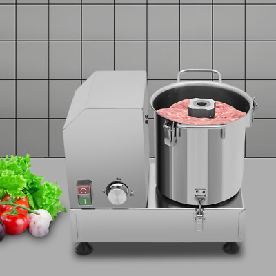 6L Commercial Food Processor Electric Vegetable Fruit Meat Cutter Food Chopper