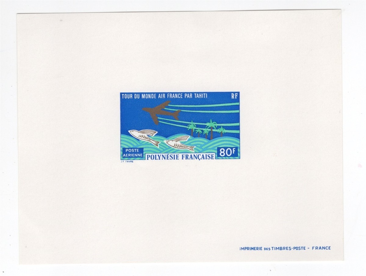 FRENCH POLYNESIA C96 MINT NEVER HINGED DELUXE PROOF | eBay
