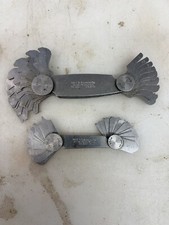 Vintage Starrett Machinist Filet Gages No. 155 & 178-A Made In USA