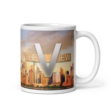 The View Skyline Coffee Mug - Funny Coffee Cup - 11oz or 15oz Mug