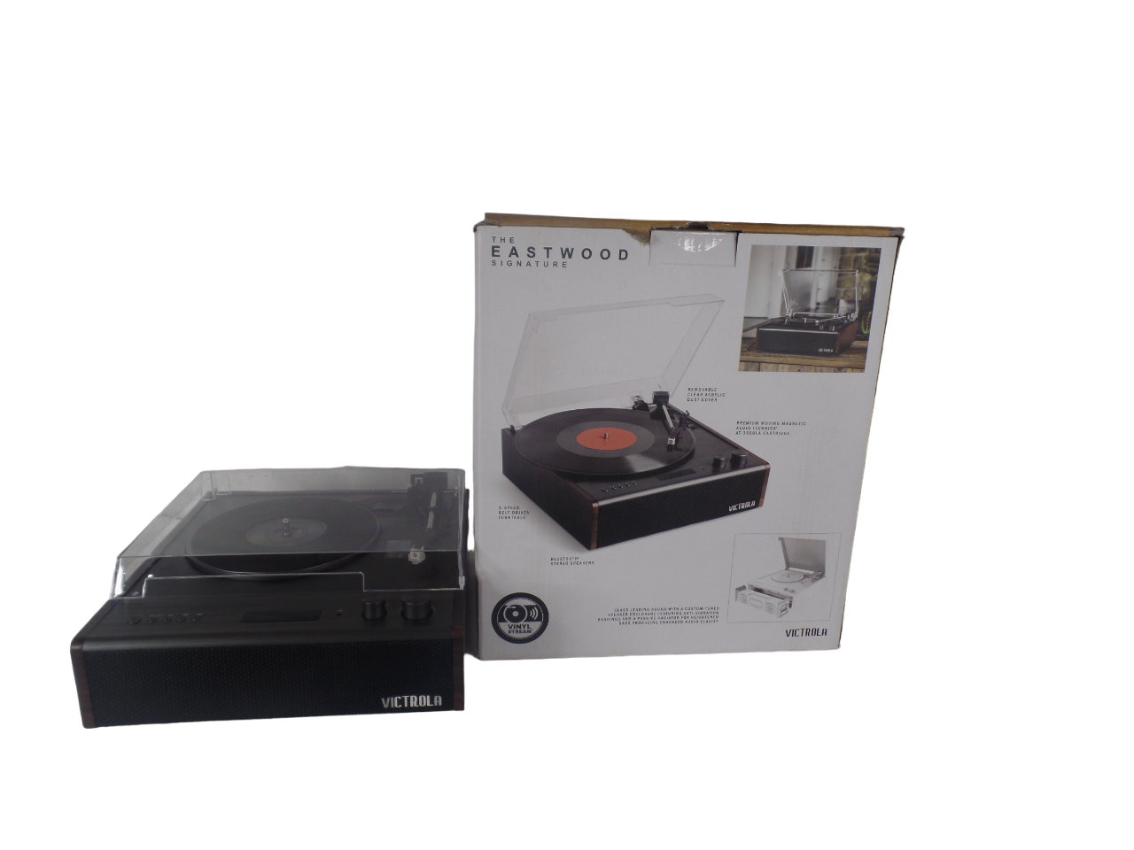 VICTROLA EASTWOOD SIGNATURE RECORD PLAYER | VTA-73-ESP -Free Shipping