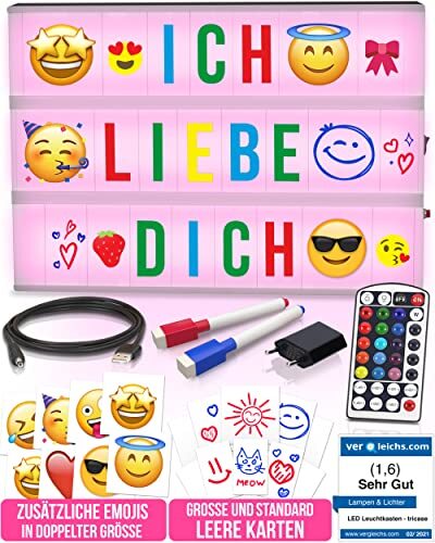 Boite lumineuse message avec 254 lettres et telecommande A4