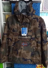 Napapijri Rainforest Winter Jacket in "Fantasy" Camouflage (Multiple Sizes)