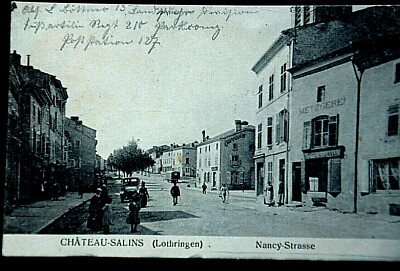46855 AK Chateau Salins Lorraine Nancy Street Butcher Children